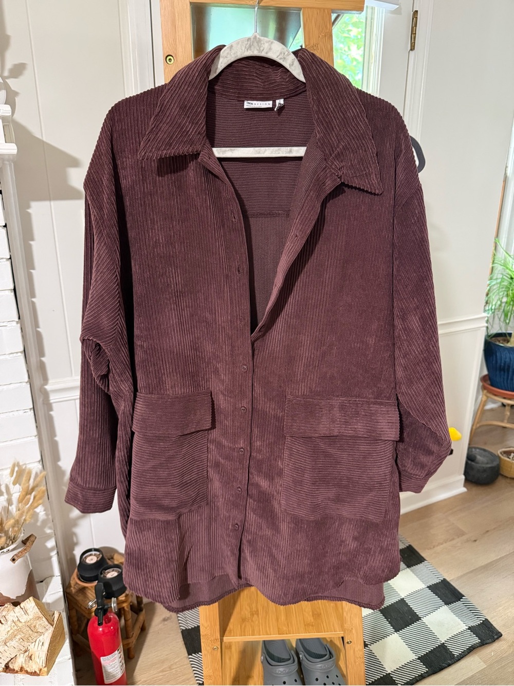 ASOS Corduroy Oversized Dress